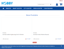 Tablet Screenshot of hobby24.com